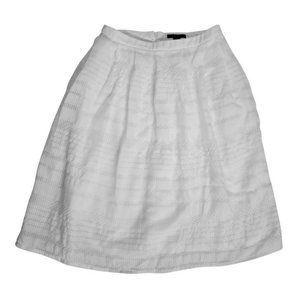 Forever 21 Midi White Lace Skirt